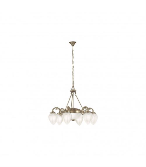 Chandelier IMPERIAL 6 ampoules bronze