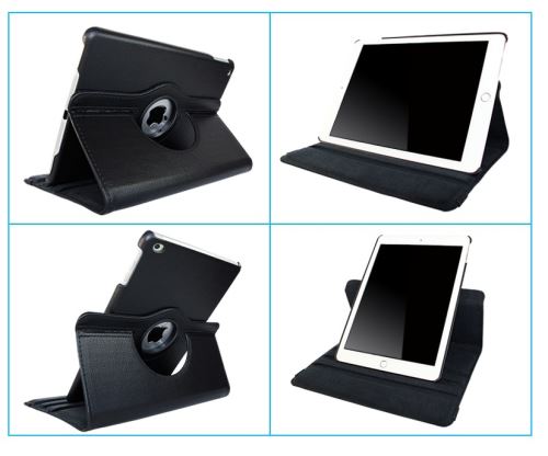 Coque Rotative 360 Noir pour Apple iPad MINI 1 - MINI 2 - MINI 3