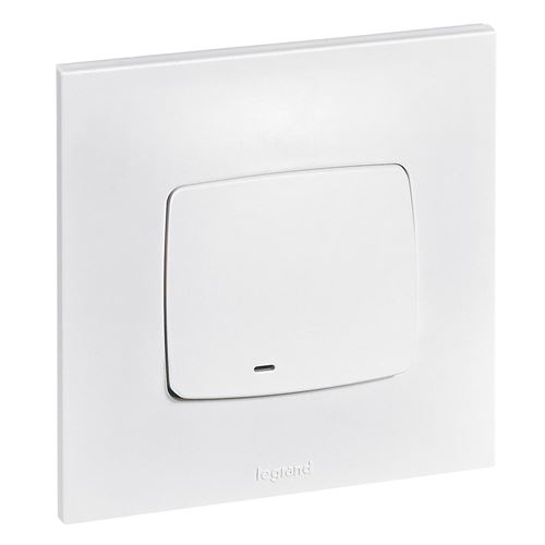 LEGRAND - Interrupteur va et vient lumineux Neptune - 10A - Blanc - Image 2
