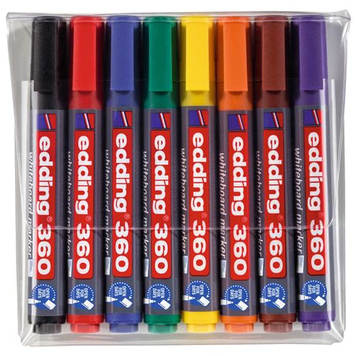 edding Marqueurs à tableau blanc 8 pcs Multicolore 360