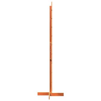 Houten kerstboom met standaard Bruin 180 cm Massief grenenhout