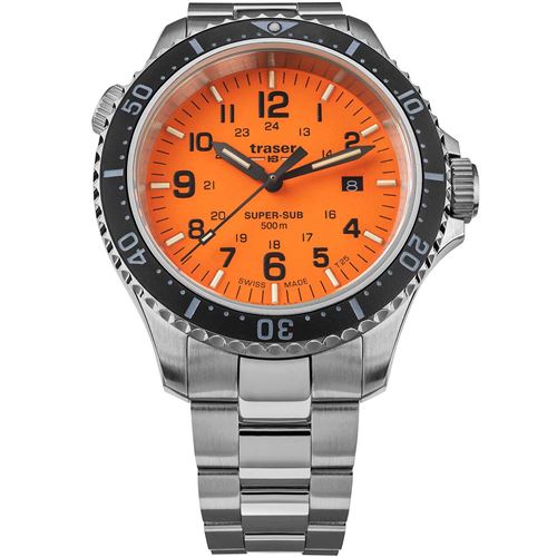 Traser H3 109381, Quartz, 46mm, 50ATM