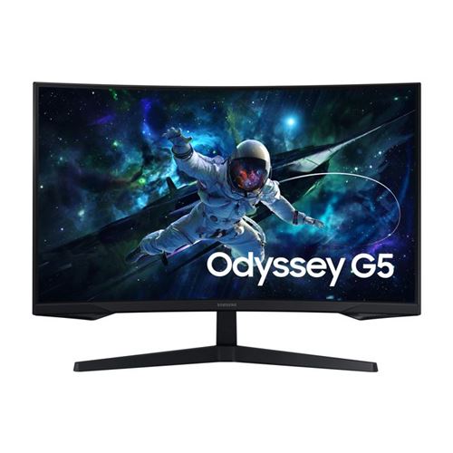 Samsung Blanc/Bleue Moniteur Gaming Odyssey G5 Ls32cg554eu Cee G (A - G) 81.3 Cm 32 Pouces 2560 X 1440 Pixels 16:9 1 Ms Displayport, Hdmi™, Casque (Jack 3,5... - Image 5