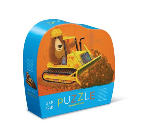 Non Communiqué Bleu Mini Puzzle Go L Ours - 12 Pcs