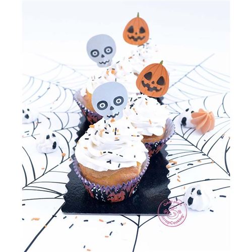 Kit décoration Halloween pour 24 cupcakes - ScrapCooking
