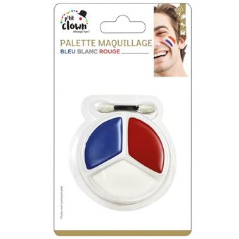 Crayon Maquillage France EHOTER – Bleu Blanc Rouge Tricolore Pour Supporter Foot, Rugby, JO 2024