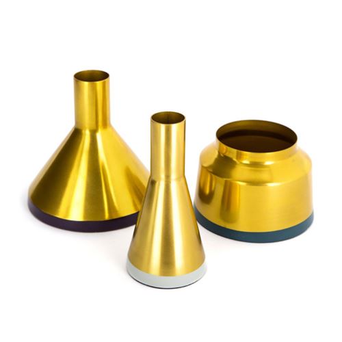 GENERIQUE - Lot de 3 Vases Déco Culture - 16 cm - Bleu - Image 3