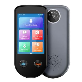 Écouteur Traducteur Instantané MONODEAL AI - 164 Langues, écran Tactile, Bluetooth 5.4 - Pour Voyages