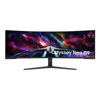 Samsung Odyssey Neo G9 S57CG952NU - G95NC Series - moniteur QLED - jeux - incurvé - 57" - 7680 x 2160 Dual UHD @ 240 Hz - VA - 1000 cd/m² - 1000000:1 - DisplayHDR 1000 - 1 ms - 3xHDMI, DisplayPort - noir, blanc
