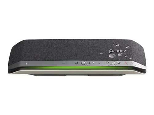 Poly Sync 40+ - Haut-Parleur Intelligent - Bluetooth - Sans Fil, Filaire - Usb-A, Usb-C - Noir, Argent - Certifié Zoom