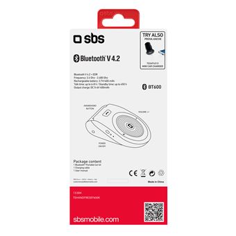 Kit mains libres de voiture Bleutooth Multipoint- SBS