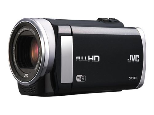 JVC Everio GZ-EX215 - Caméscope - 1080i - 1.5 MP - 40x zoom optique - Konica Minolta - carte Flash - Wi-Fi - noir