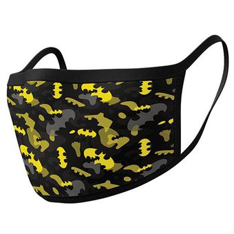 Masque - Dc Comics - Batman Camo Yellow - Lot De 2