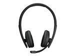 EPOS I SENNHEISER C20 - C-series - micro-casque - sur-oreille - Bluetooth - sans fil - USB-A via adaptateur Bluetooth - noir