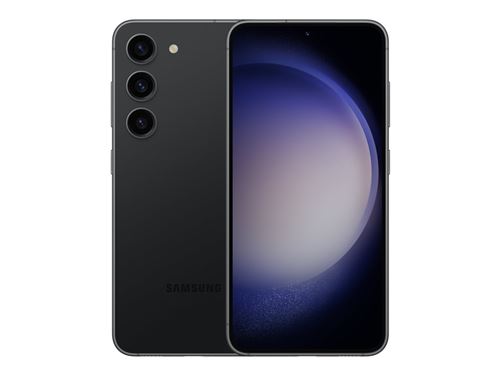 Samsung Galaxy S23 - Enterprise Edition - 5G smartphone - double SIM - RAM 8 Go / Mémoire interne 128 Go - écran OEL - 6.1 - 2340 x 1080 pixels (120 Hz) - 3 x caméras arrière 50 MP, 12 MP, 10 MP - front camera 12 MP - noir fantôme