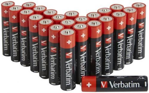 Verbatim - Batterie 24 x AA / LR6 - Alcaline