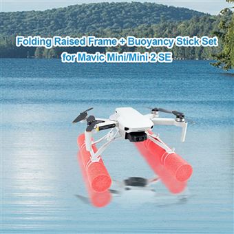 Support de trépied flottant pour Drone,Kit de bâtons de flottabilité, accessoires jambes de train d'atterrissage pour DJI Mini/Mini 2 SE -  Accessoires pour drones - Achat & prix