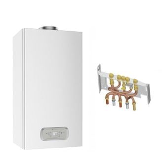 Chaudière Gaz BasNox Inoa Nox Chaffoteaux 25 kW / Cheminée Complète (Douilles + Dosseret) - 1