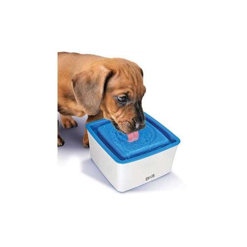 Meilleurs prix pour Zeus Abreuvoir En Materiaux Sans Bpa - Blanc Et Bleu - Pour Chien De Petite Race