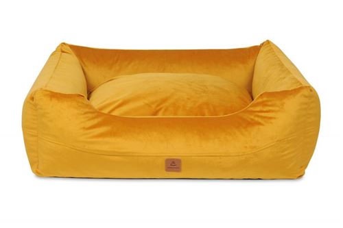 Meilleurs prix pour Animood Lit pour chien Alex taille : L, couleur : moutarde, matière : welur