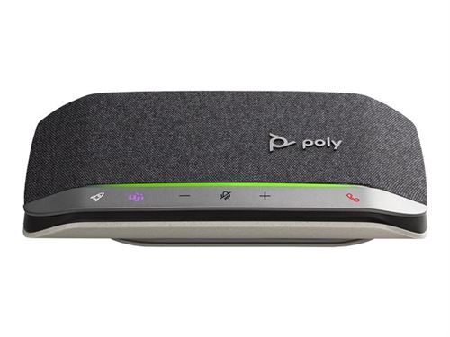 Poly Sync 20-M - Haut-Parleur Intelligent - Bluetooth - Sans Fil, Filaire - Usb-C, Usb-A - Noir - Certifié Pour Microsoft Teams