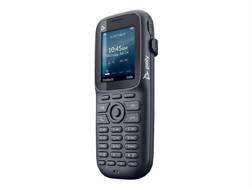 Poly Rove 20 - Téléphone VoIP sans fil avec ID d appelant/appel en instance - DECT - (conférence) à trois capacité d appel - SIP, SIP v2, SIP over TLS, SIP sur UDP, SIP sur TCP, SDP, RTCP, RTP - noir