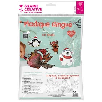 Kit plastique dingue 7 suspensions Noël Graine Créative