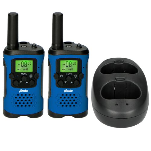 Lot de 2 talkie-walkies Alecto FR175BW Bleu-Noir