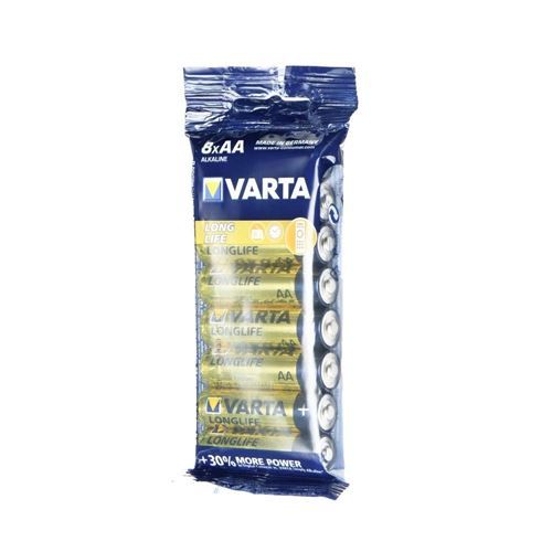 Non Communiqué Piles Alkaline Varta R6 (Aa) 8 Pcs Longlife