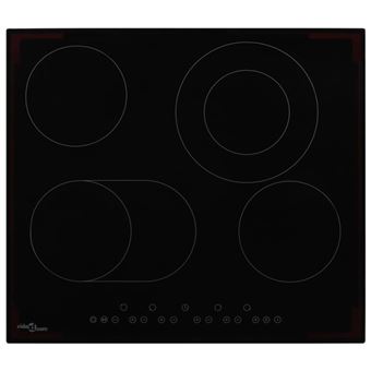vidaXL Keramische kookplaat met 4 kookzones aanraakbediening 6600 W50785 - 1