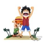 One Piece - Figurine Monkey D. Luffy & Nami WCF Log Stories