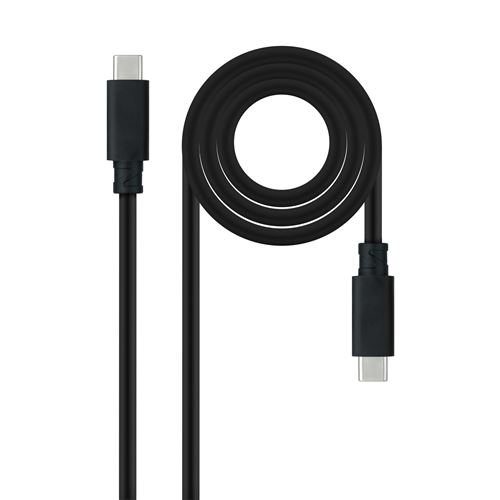 Non Communiqué Noir Nanocable Câble Usb-C 3.2 M/M 3M 100W (Noir)