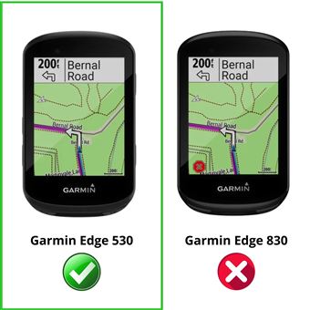 Coque pour Garmin Edge 530 - Housse Etui Silicone Noir Protection Souple  Phonillico® - Housse et étui pour GPS - Achat & prix