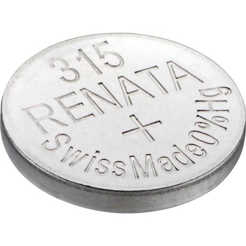 RENATA Pile bouton Silver Oxyde 315 / SR716 SW 0% Mercure 1,55V