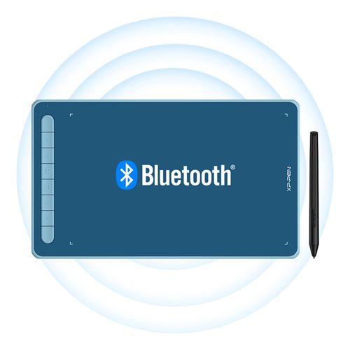Tablette Graphique Wireless XPPen Deco LW Bluetooth 10x6 Pouces avec X3 Stylet 8192 Niveaux Tablette à Dessin - Bleu