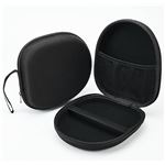 Housse De Transport Protectrice Pour Casque Audio JBL & Sony - Doublure Amovible, Blanc Cassé