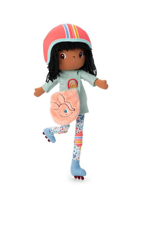 Non Communiqué Multicolore Lizza Et Ses Rollers Poupee De Tissu