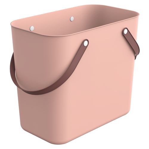 Sac pour les courses Rotho Albula Multibag Classic, couleur rose, 25l, en plastique