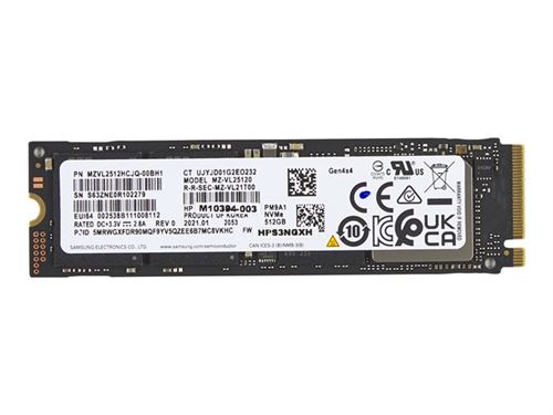 HP - SSD - 512 Go - interne - M.2 2280 - PCIe 4.0 x4 (NVMe)