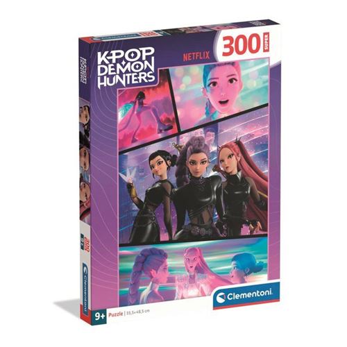 Clementoni - K-Pop Demon Hunters - Puzzle 300 Pieces