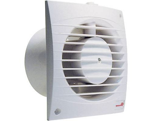 Wallair 560584 Mini-Style Fan 90 m³/h 10cm Bathroom Ceiling/Wall Mount
