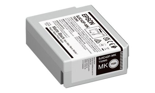Epson SJIC42P-MK - Noir mat - original - cartouche d'encre - pour ColorWorks CW-C4000E (MK)