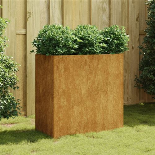 Vidaxl Jardinière Acier Corten 80X40x80 Cm - Image 3