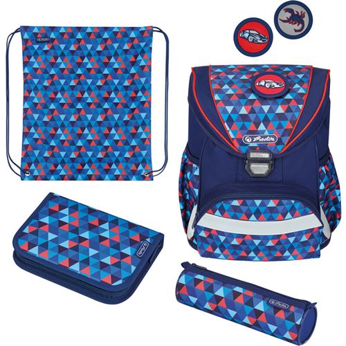 herlitz Cartable Ultralight Plus 'Geometric'