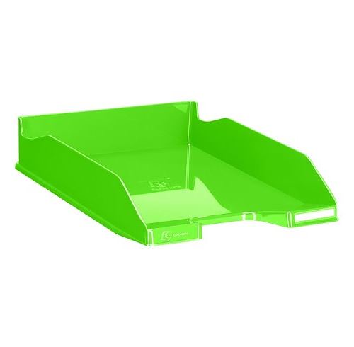 Corbeille à courrier Exacompta combo 2 Iderama vert pomme - Lot de 6
