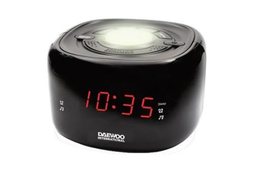 Daewoo Dcr-440 Radio Réveil Noir