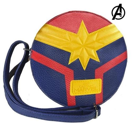 Sac à Bandoulière Captain Marvel 72840 Bleu Jaune Rouge