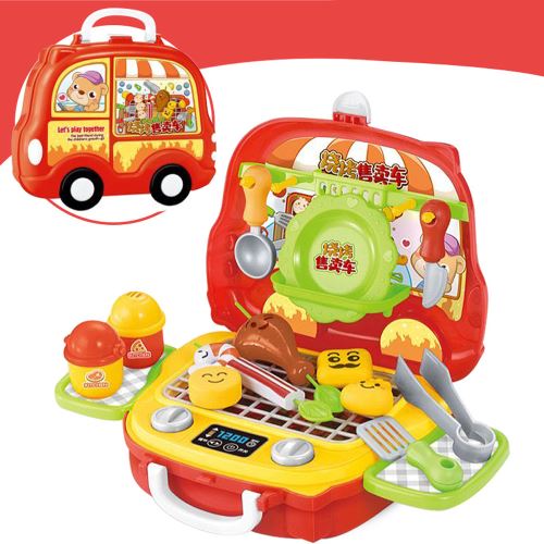 Kitchen Doctor Pet Shop BBQ Play Set Pretend Game Tools Toy Boy Kid Fille cadeaux