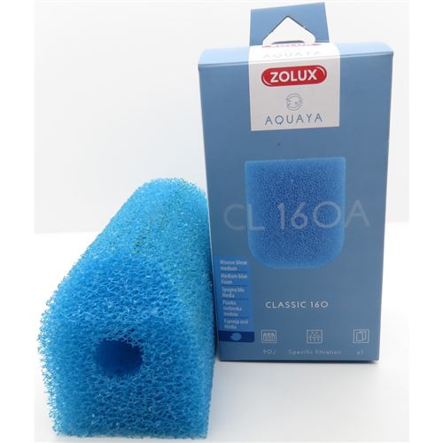 Zolux Mousse Bleue Medium Cl 160 A. Pour Pompe Classic 160. Pour Aquarium.