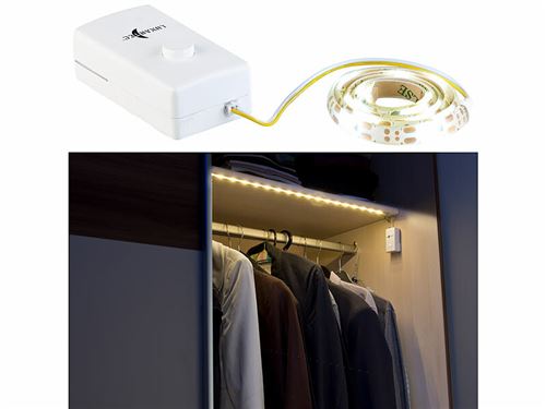 Bande LED à piles 160 lm / 60 cm blanc lumière du jour
